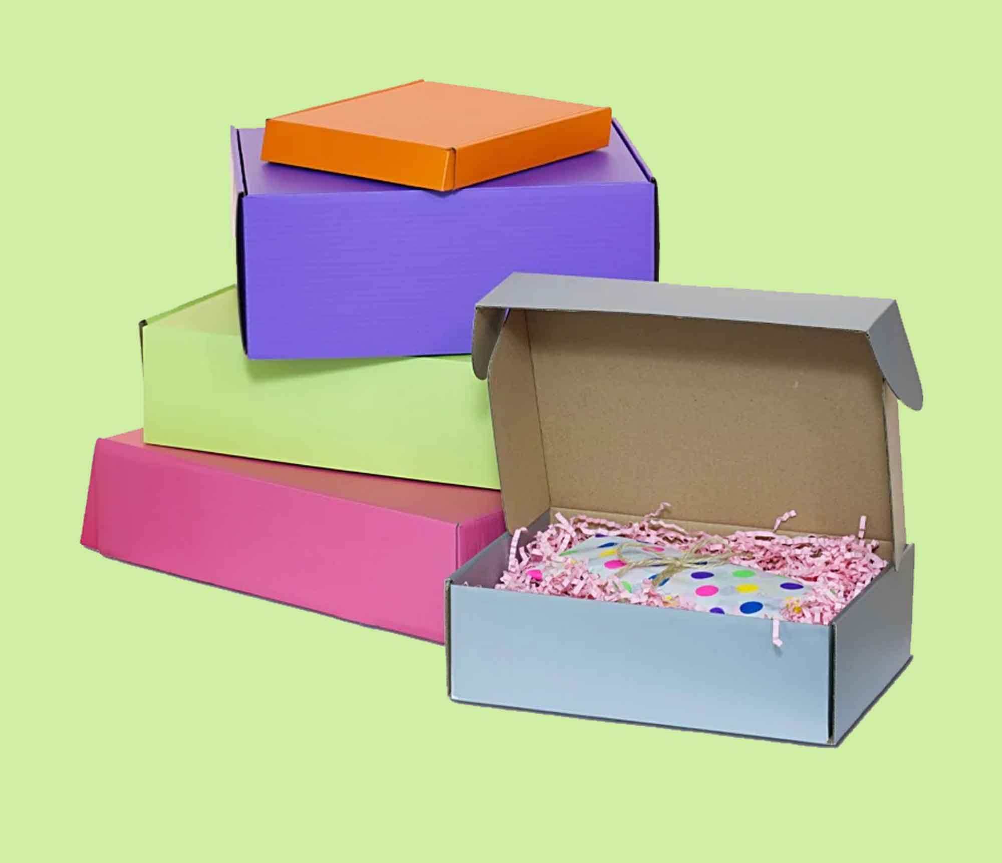 Colored Mailer Packaging